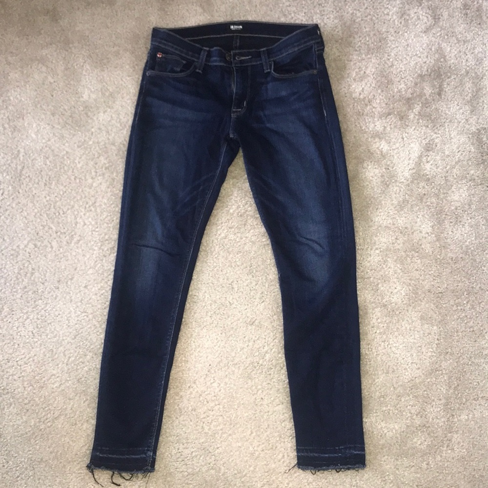 Hudson Krista Crop Super Skinny Jeans size 28